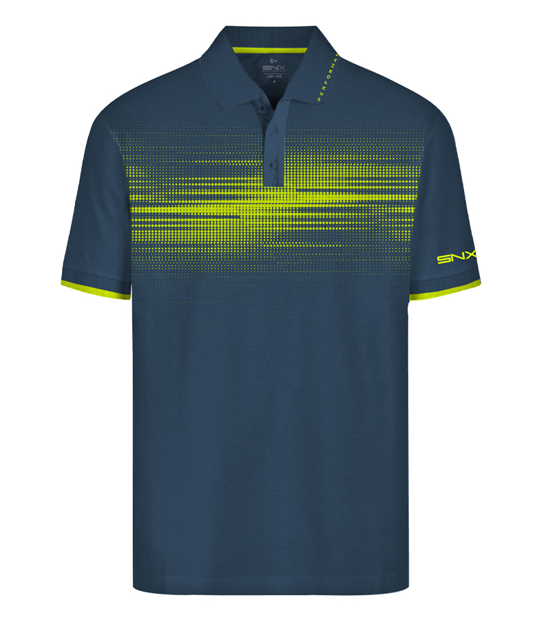 SCUOLA NAUTICA ITALIANA - POLO PIQUET UOMO 148805 BLU