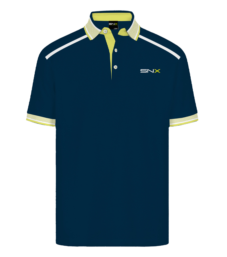 SCUOLA NAUTICA ITALIANA - JERSEY TECH POLO UOMO 158815 NAVY