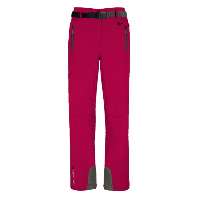 SCUOLA NAUTICA ITALIANA - PANTALONI DA TREKKING SOFT SHELL DONNA CILIEGIA