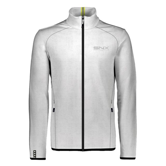 SCUOLA NAUTICA ITALIANA - FELPA UOMO KNIT FLEECE SILVER