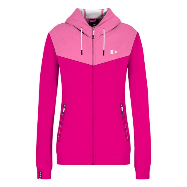 SCUOLA NAUTICA ITALIANA - COTTON FLEECE WITH HOOD WOMAN
