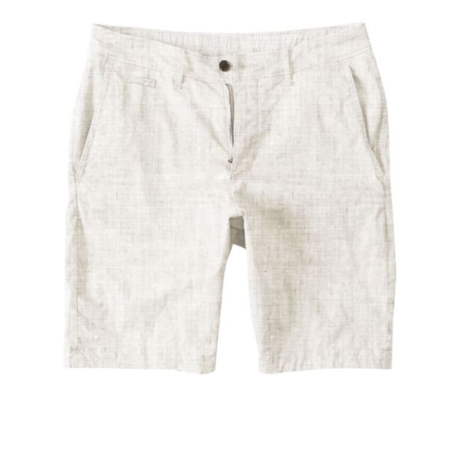 SCUOLA NAUTICA ITALIANA - BERMUDA UOMO LINO WHITE