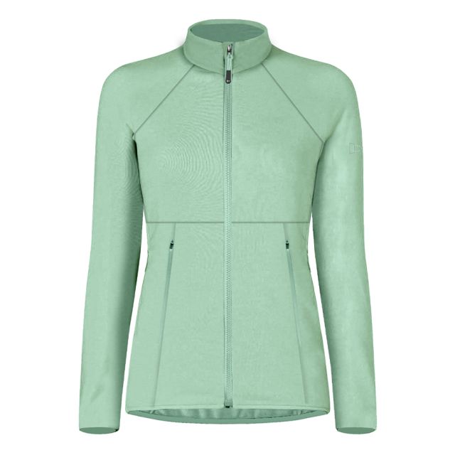 SCUOLA NAUTICA ITALIANA - FELPA CON ZIP DONNA 152413 MINT