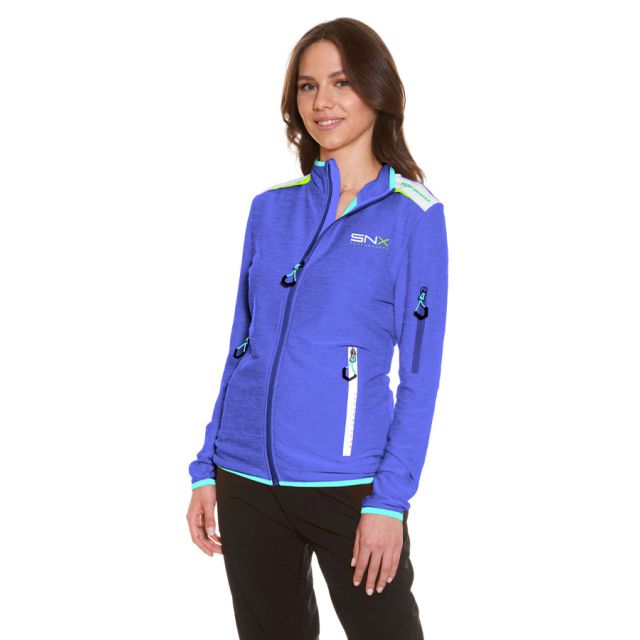 SCUOLA NAUTICA ITALIANA - GIACCA DONNA MICRO CARBON BOUNDED  IRIS
