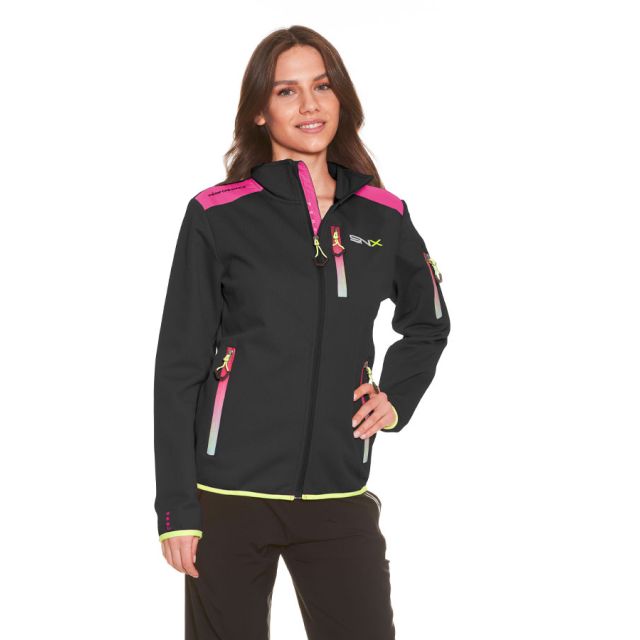 SCUOLA NAUTICA ITALIANA - GIACCA DONNA ESTIVA MICRO CARBON BOUNDED BLACK