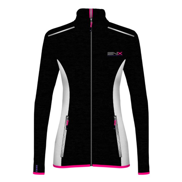 SCUOLA NAUTICA ITALIANA - FELPA ESTIVA DONNA KNIT FLEECE  BLACK