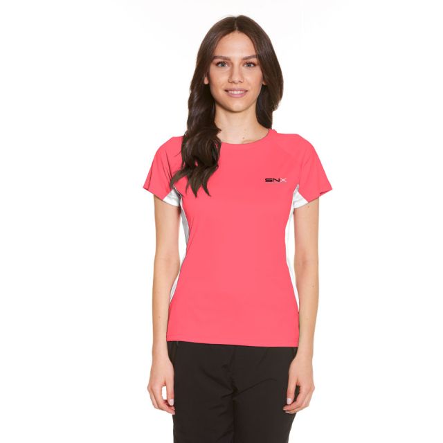 SCUOLA NAUTICA ITALIANA - T-SHIRT DONNA  CORALLO