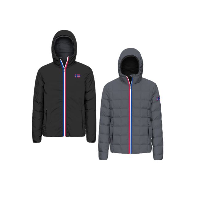 SCUOLA NAUTICA ITALIANA - MEN'S REVERSIBLE PADDED DOWN JACKET 849155
