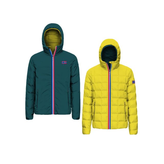 SCUOLA NAUTICA ITALIANA - MEN'S REVERSIBLE PADDED DOWN JACKET 849155