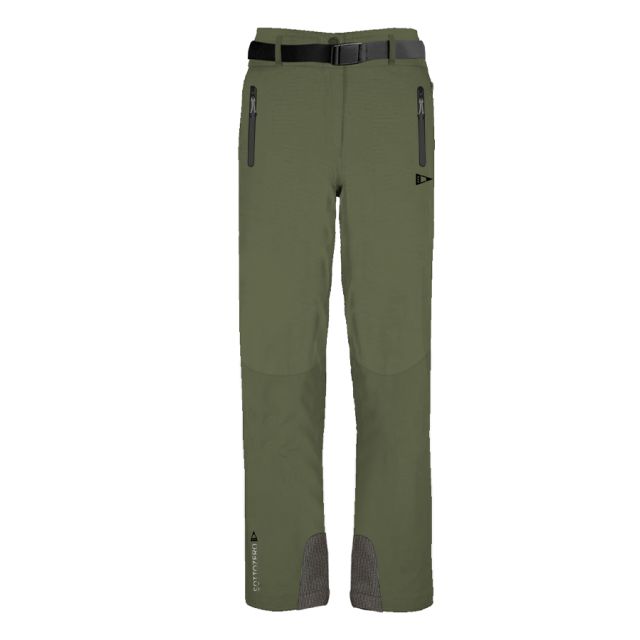 SCUOLA NAUTICA ITALIANA - PANTALONI DA TREKKING SOFT SHELL UOMO ARMY